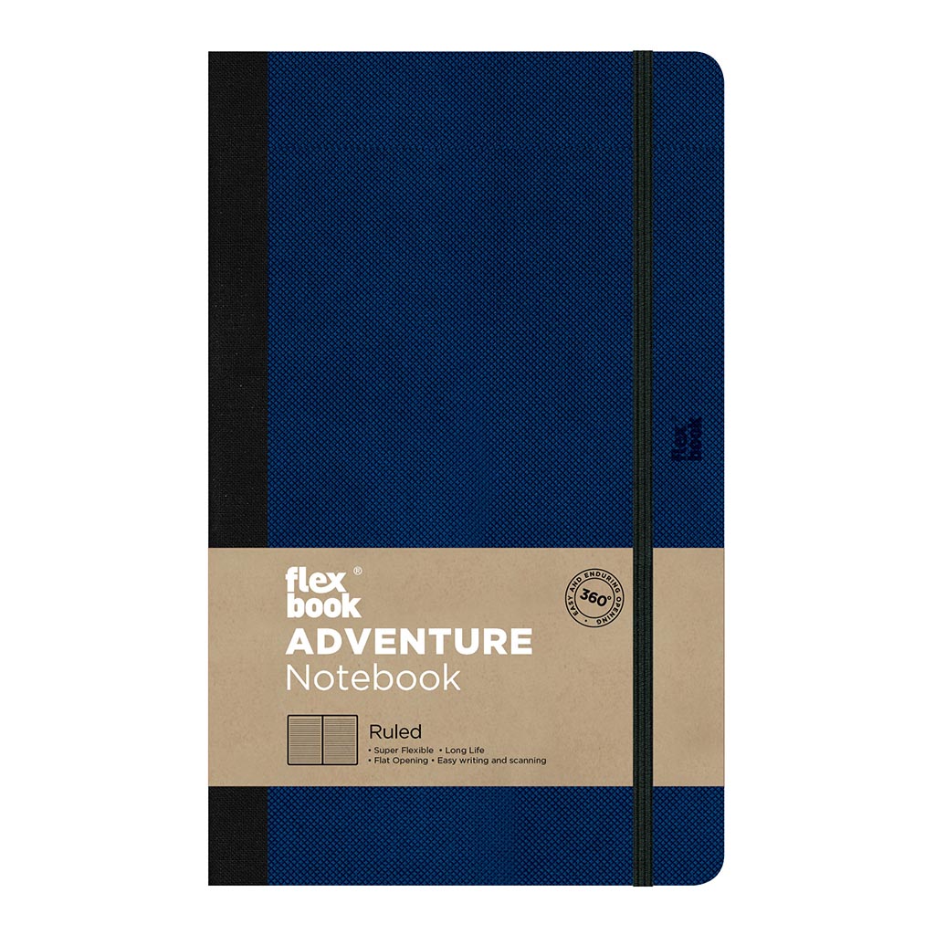Flexbook Adventure Notebook Medium Ruled Royal Blue - Cafe Supply