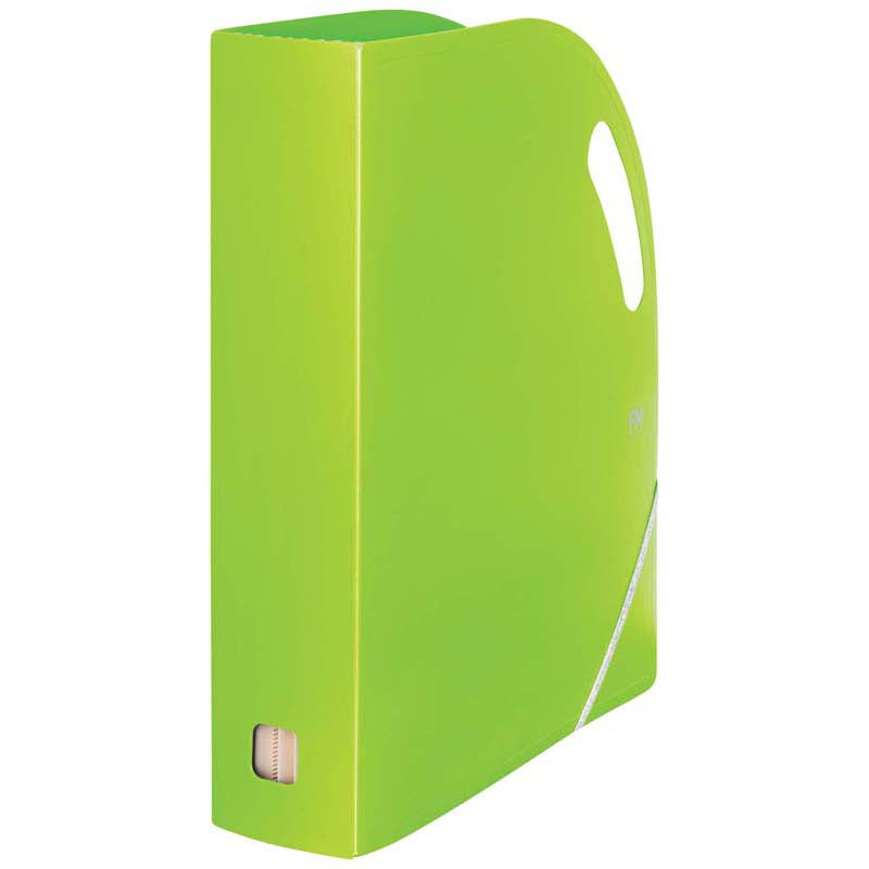 FM Prem Expanding Magazine File Lime Green - Cafe Supply