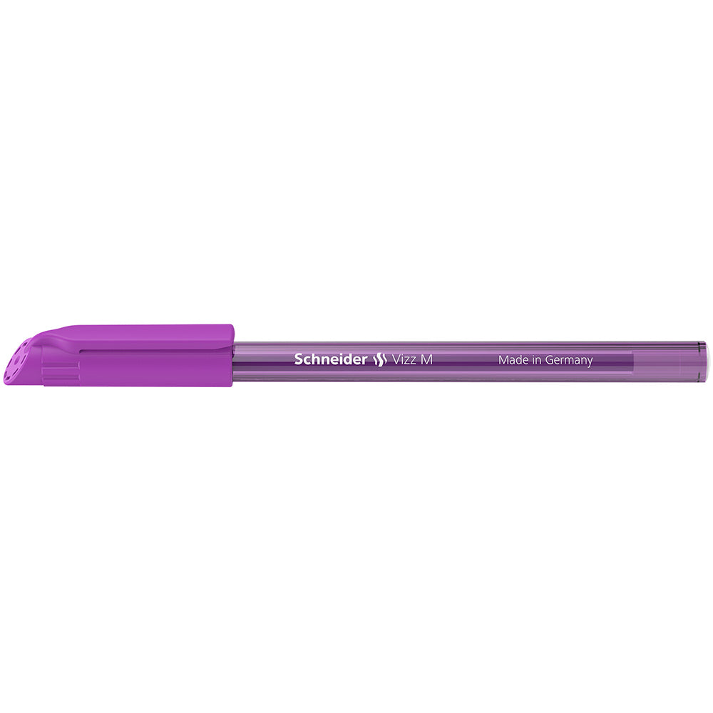 Schneider Ballpoint Pen Vizz Medium Violet - Cafe Supply