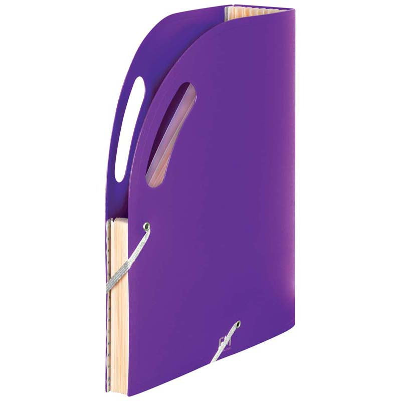 FM Prem Expanding Magazine File Passion Purple - Cafe Supply