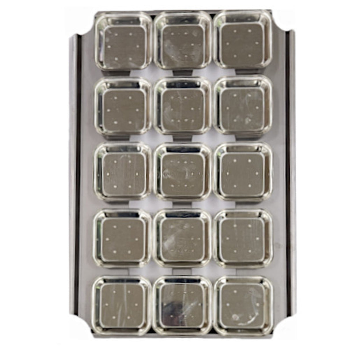 Palletized Pie Tins, (15) Square 108x27mm, Tray size 600x405mm - Cafe Supply