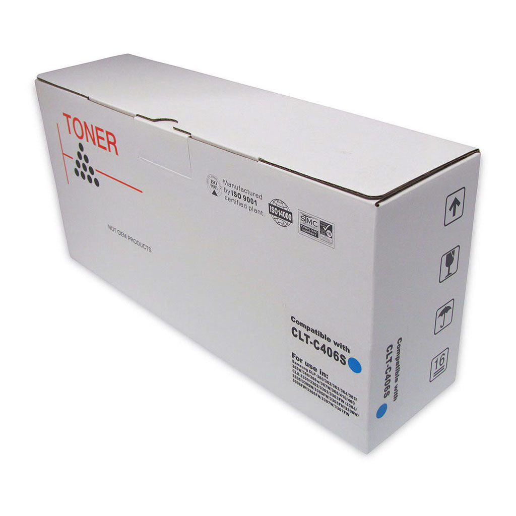 Icon Compatible Samsung CLT-C406S Cyan Toner Cartridge - Cafe Supply