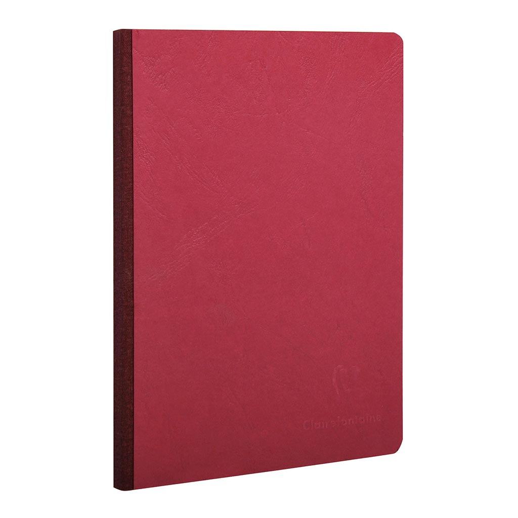 Age Bag Clothbound Notebook A5 Lined Red - Cafe Supply