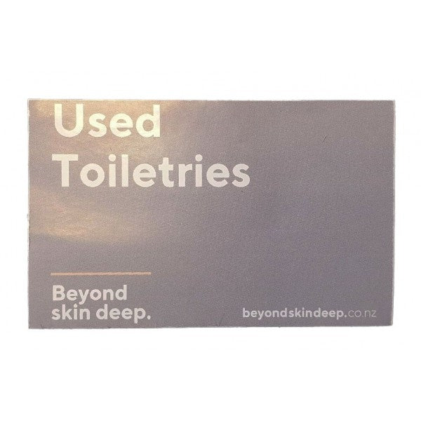 BSD Sticker for Trolleys - Toiletries - Cafe Supply