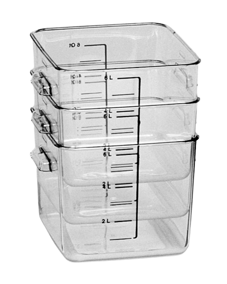 Rubbermaid Square Storage Container, 5.7L, Clear - Cafe Supply