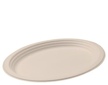 Large Enviroboard® Oval Plate - Cafe Supply