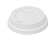 Classic Snap-On Lid to suit 6-8oz (80mm Ø) | White - Cafe Supply