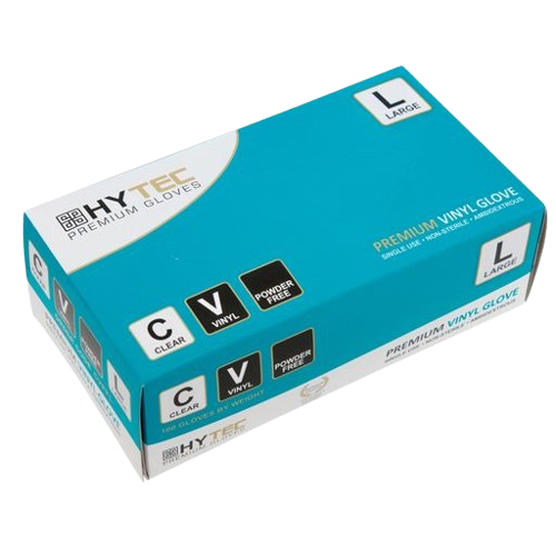 Hytec Clear Vinyl Gloves, Powder Free - Cafe Supply