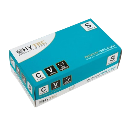 Hytec Clear Vinyl Gloves, Powder Free - Cafe Supply
