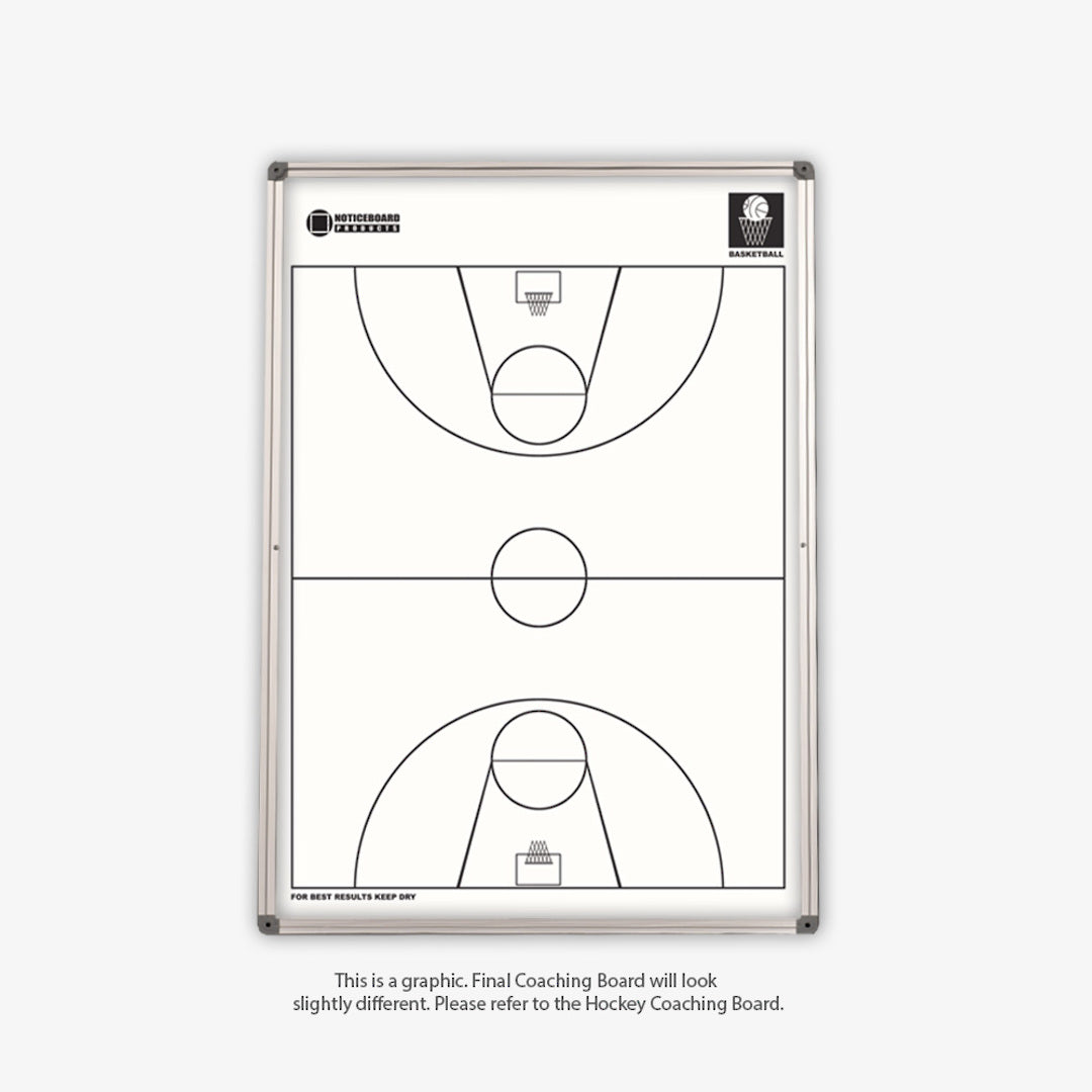 COACHING WHITEBOARDS | Magnetic | 600 x 900mm | Aluminium Frame - Cafe Supply