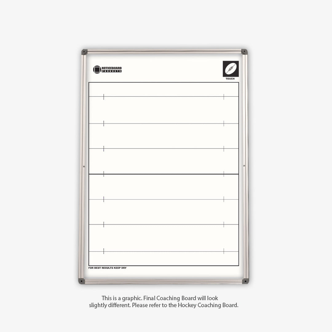 COACHING WHITEBOARDS | Magnetic | 600 x 900mm | Aluminium Frame - Cafe Supply