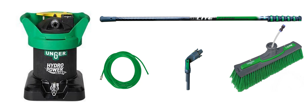 UNGER HYDROPOWER ULTRA PURE WATER 6LT & 8.5M CARBON COMP-KIT - Cafe Supply