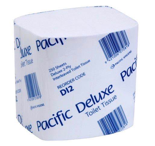 Pacific Deluxe Interleaved Tissue 2-Ply 250 Sheets - Cafe Supply