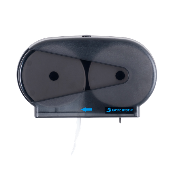 Pacific Hygiene Double Mini Jumbo Dispenser Black - Cafe Supply