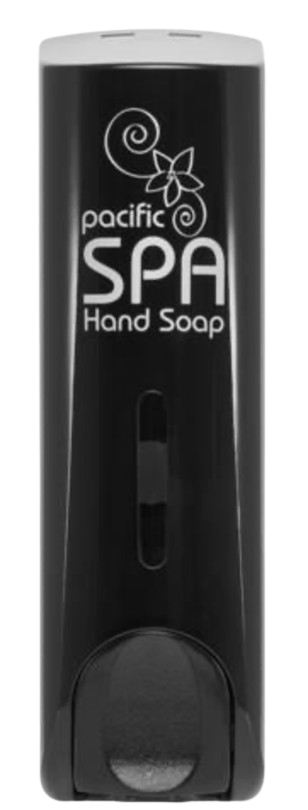 Pacific Spa 350ml Black Dispenser Hand Soap - Cafe Supply