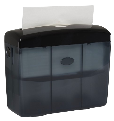 Black Table Top Hand Towel Dispenser - Cafe Supply