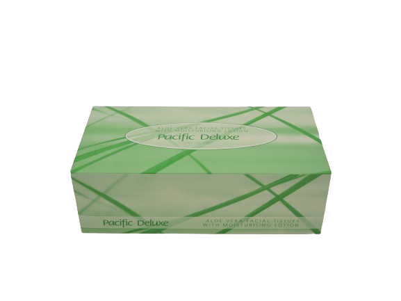 Pacific Deluxe Facial Tissue with Aloe Vera, 2 Ply - FSC - Cafe Supply