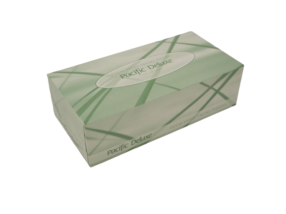 Pacific Deluxe Facial Tissue with Eucalyptus, 2 Ply - FSC - Cafe Supply