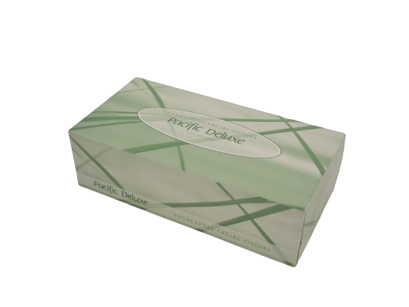 Pacific Deluxe Facial Tissue with Eucalyptus, 2 Ply - FSC - Cafe Supply