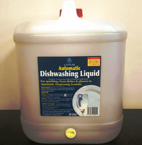 Lotus Auto Dishwashing Liquid 20L - Cafe Supply