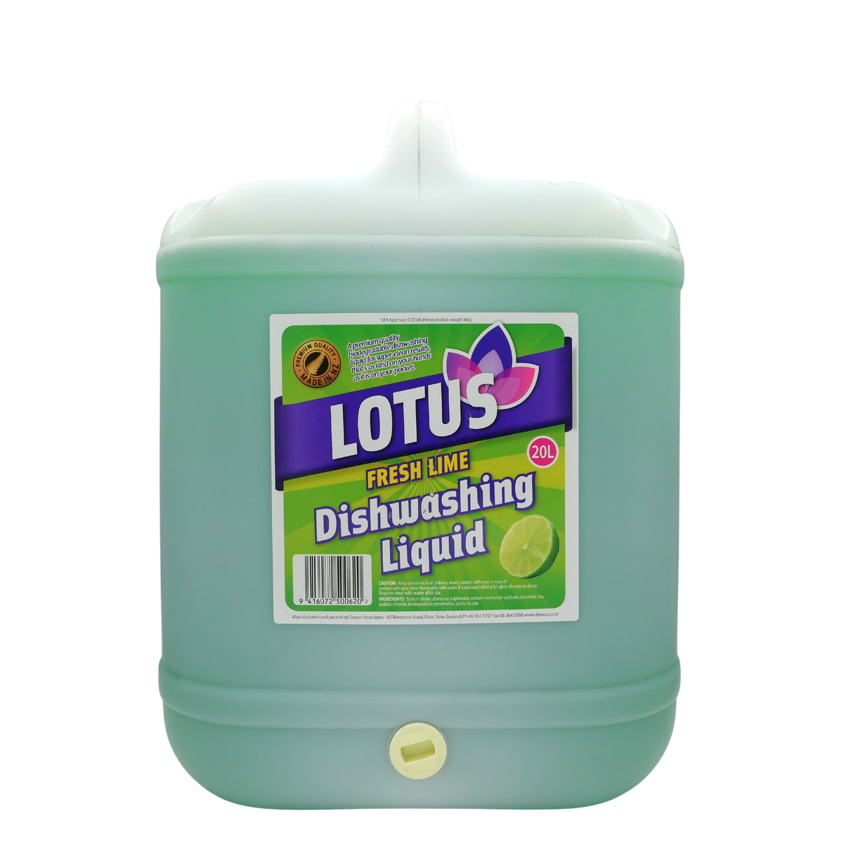 Lotus Lime Dishwashing Liquid - Cafe Supply