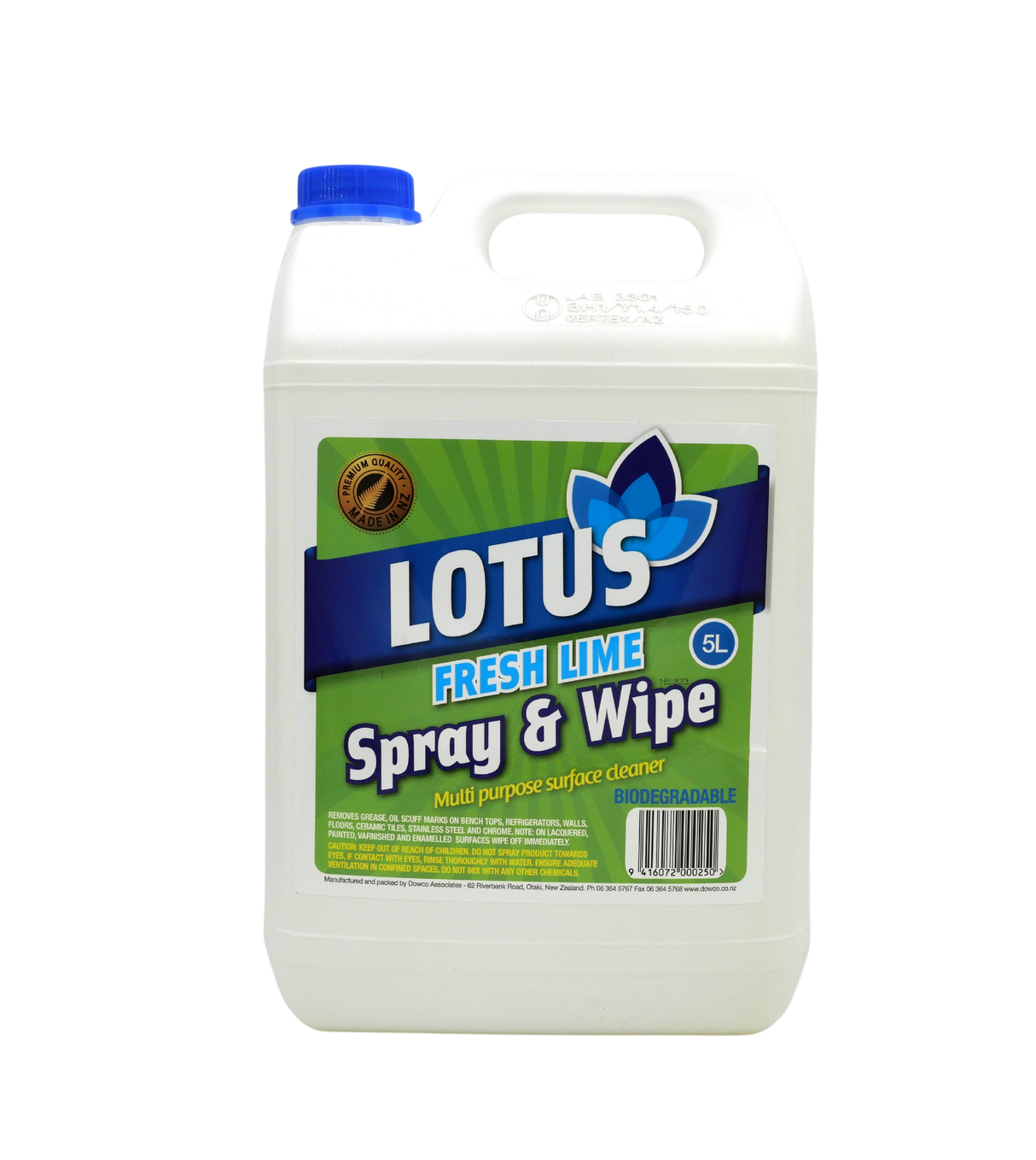 Lotus Spray and Wipe 5L - Cafe Supply