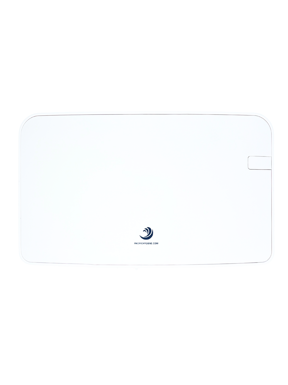 Quartz Double Midi Jumbo Toilet Roll Dispenser - White - Cafe Supply