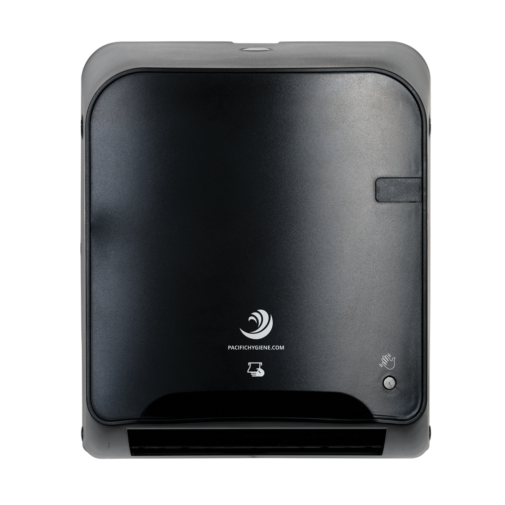 Quartz Auto Sense Hand Towel Dispenser - Black - Cafe Supply