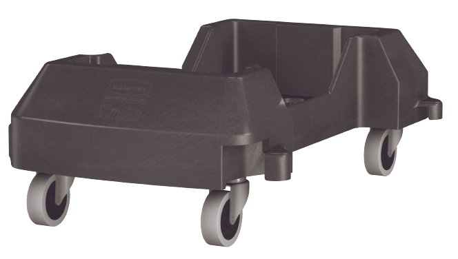 Rubbermaid SLIM JIM® Resin Dolly - Cafe Supply