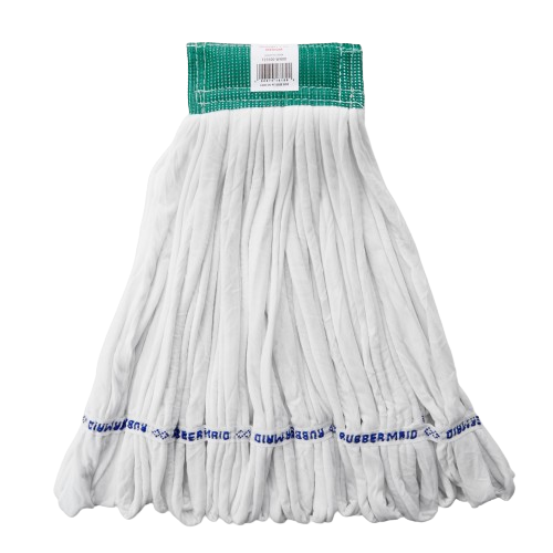 Rubbermaid 12.7cm Headband Rough Floor Wet Mop, White - Cafe Supply