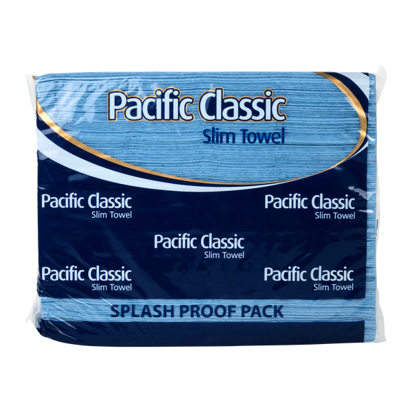 Pacific Classic Slim Towel Blue - Cafe Supply