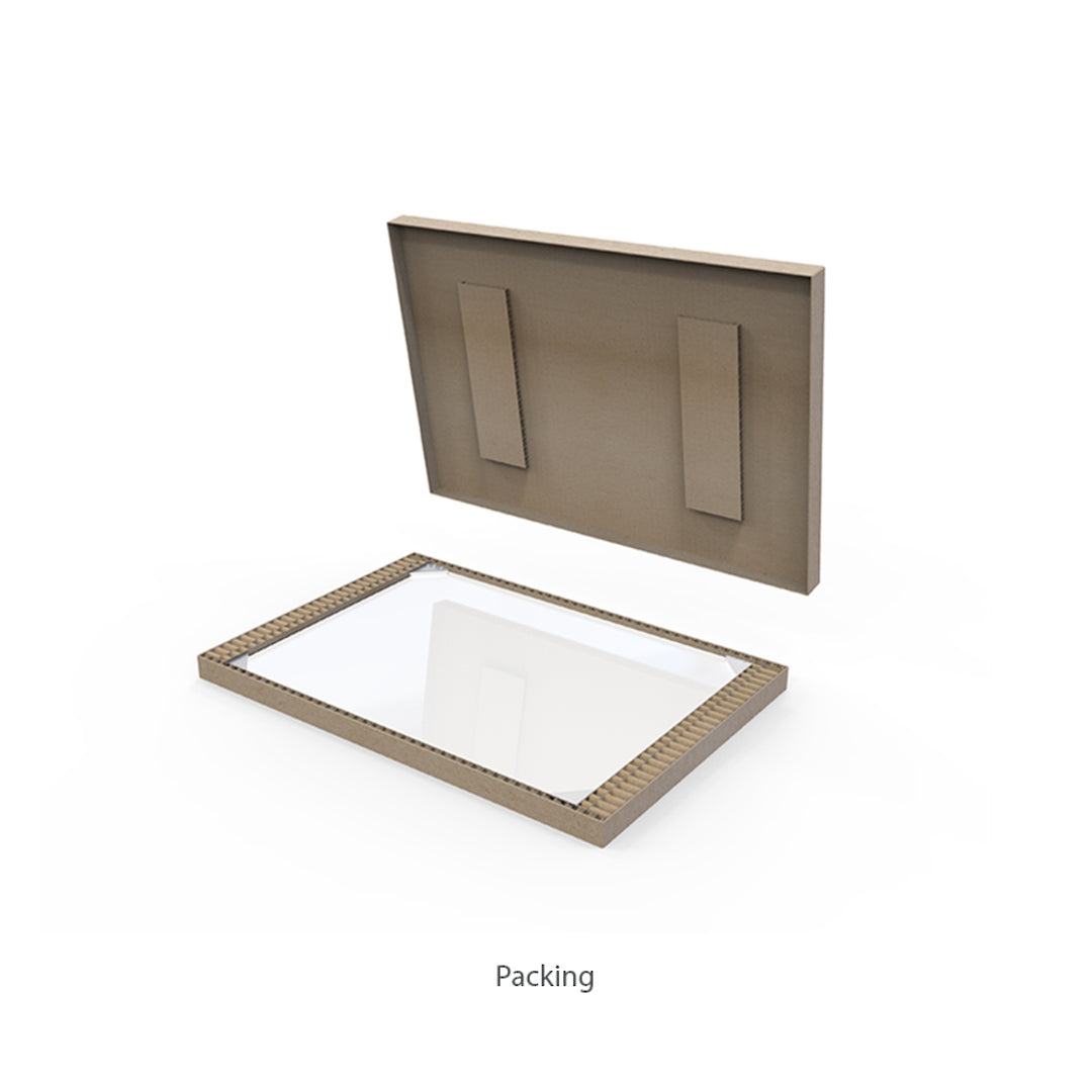 MAGNETIC GLASSBOARD | White | Frameless - Cafe Supply