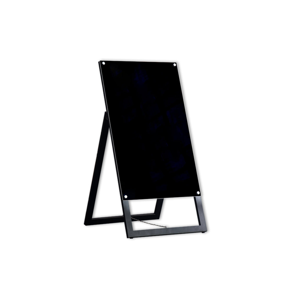 GLASSBOARD EASEL | Magnetic | 500W x 800H | 1000H o/all - Cafe Supply