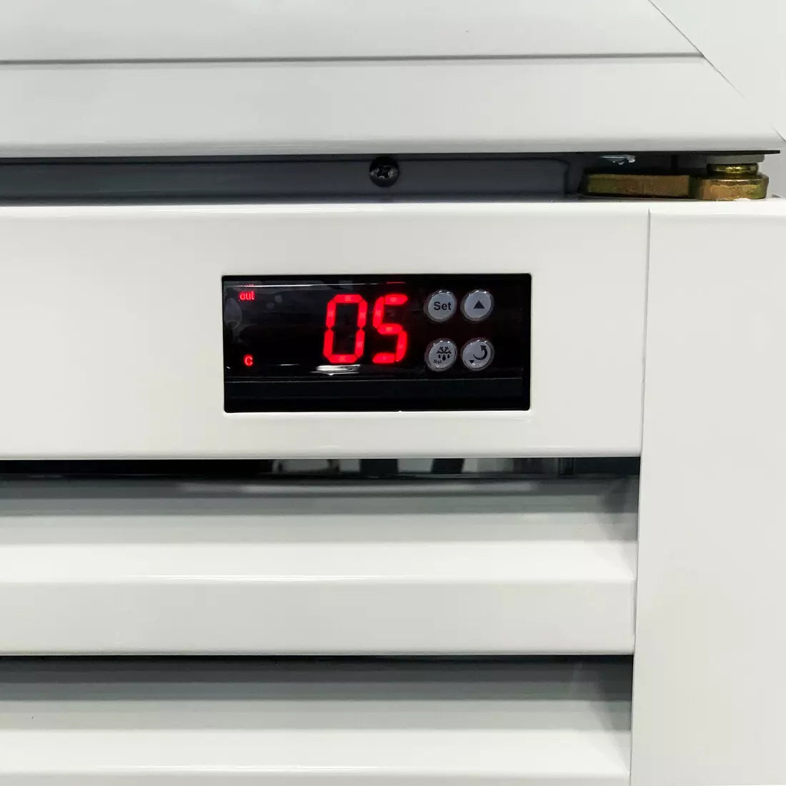 Thermaster Single Glass Door Colourbond Upright Drink Fridge LG-370P - Cafe Supply