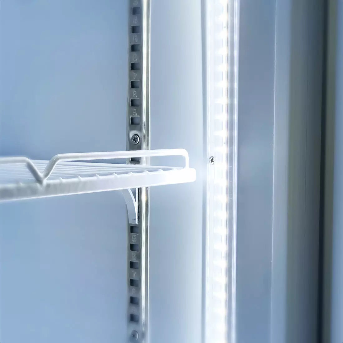 Thermaster Single Glass Door Colourbond Upright Drink Fridge LG-370P - Cafe Supply