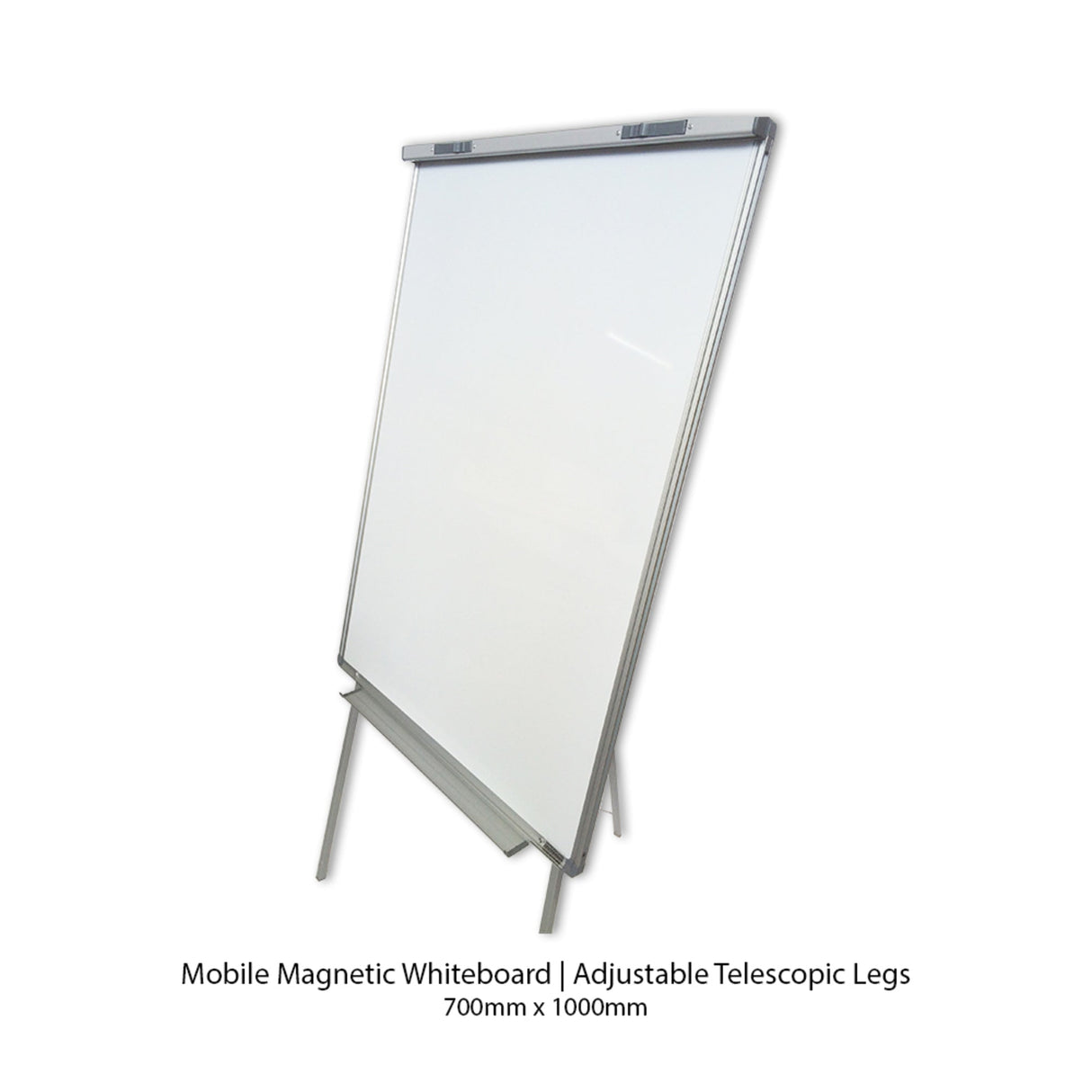 MAGNETIC WHITEBOARD | with FLIPCHART PAD | Adjustable Telescopic Legs - Cafe Supply