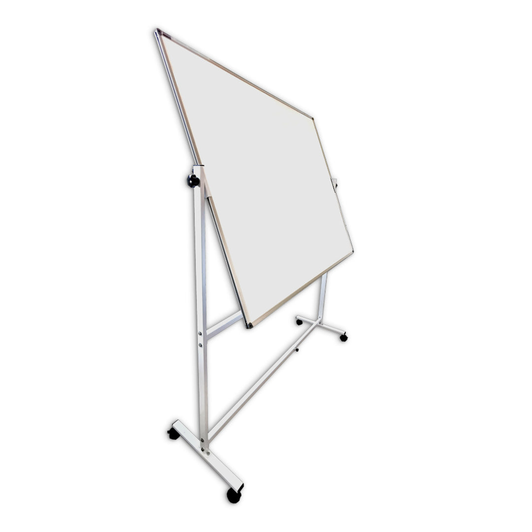 ACRYLIC LACQUER WHITEBOARD + PIVOTING MOBILE STAND | Double Sided - Cafe Supply