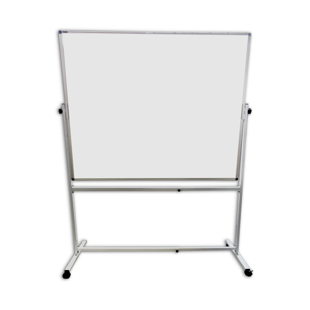 ACRYLIC LACQUER WHITEBOARD + PIVOTING MOBILE STAND | Double Sided - Cafe Supply
