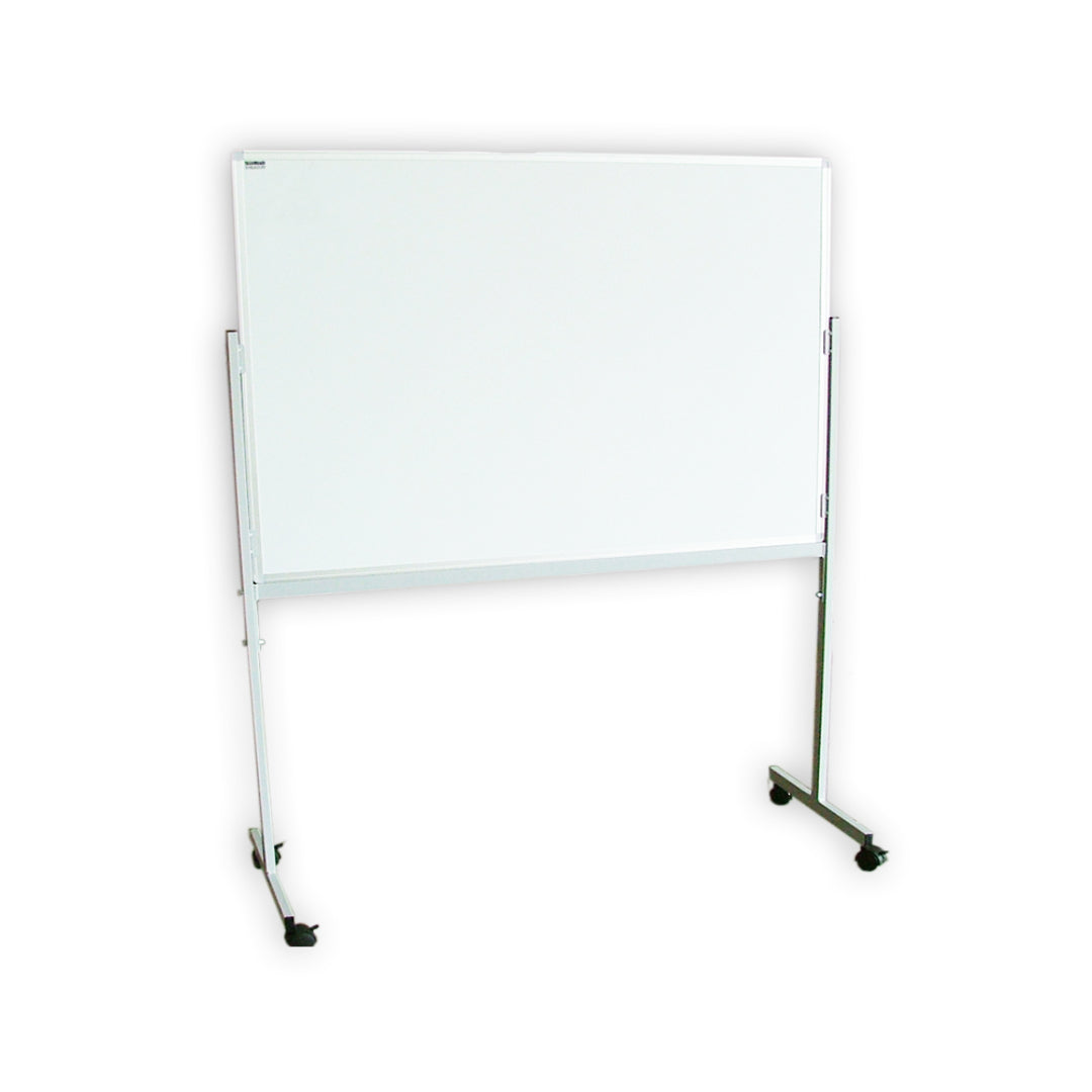 PORCELAIN WHITEBOARD + FIXED MOBILE STAND | Double Sided - Cafe Supply