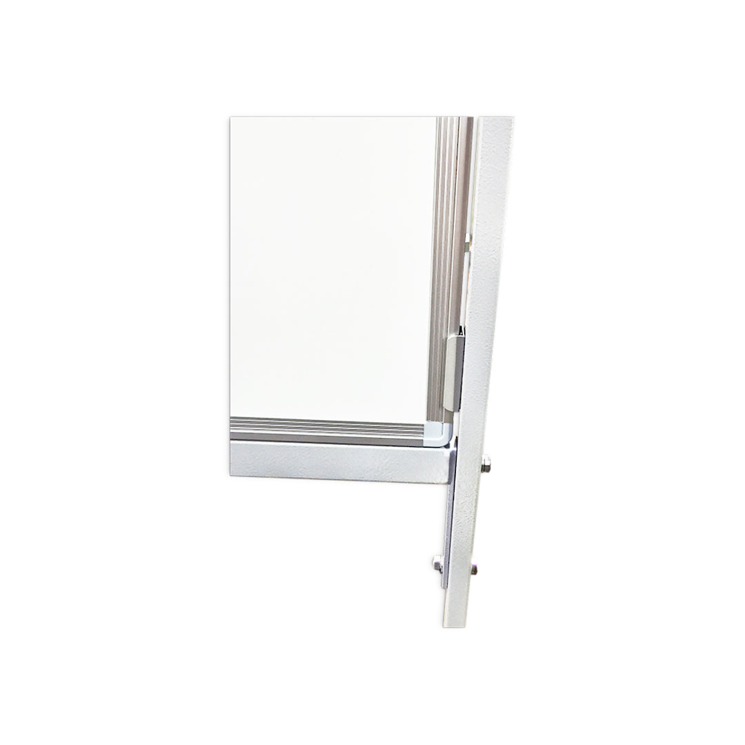 PORCELAIN WHITEBOARD + FIXED MOBILE STAND | Double Sided - Cafe Supply
