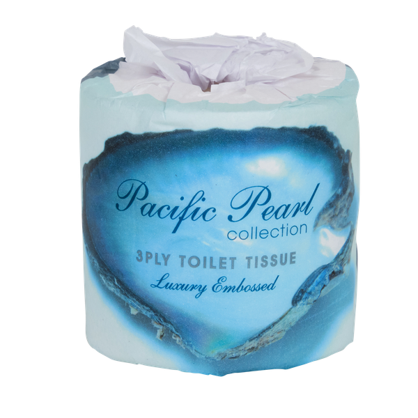Pacific Pearl 3 Ply Toilet Roll 250 Sheets - Cafe Supply