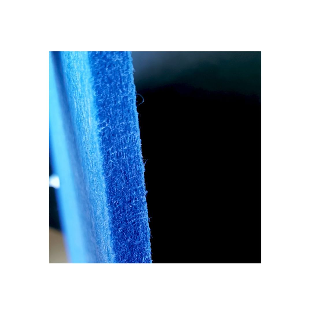 HEXAGON POLYESTER PINBOARD | 600x520mm | Cobalt | 1pc - Cafe Supply
