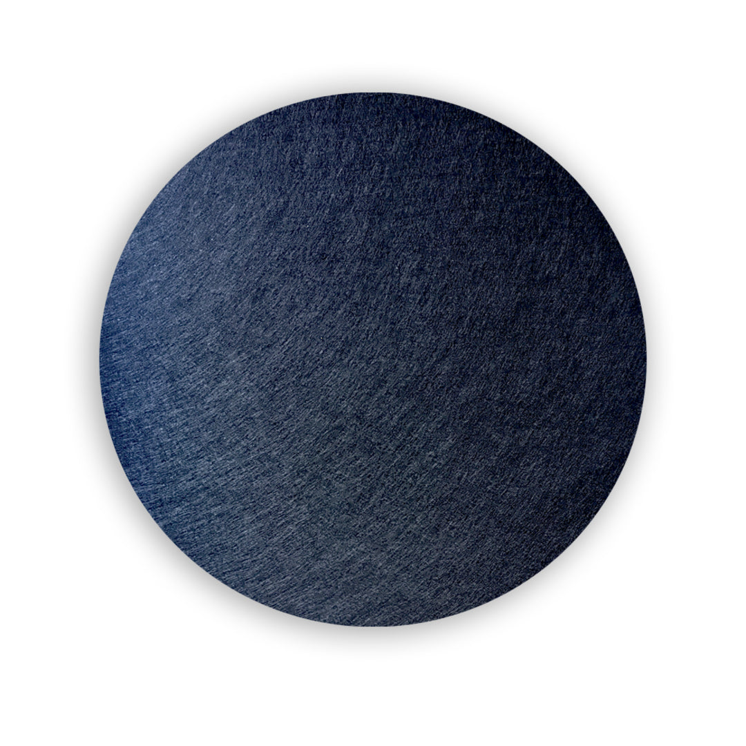ROUND POLYESTER PINBOARD | 600mm | Black - Cafe Supply