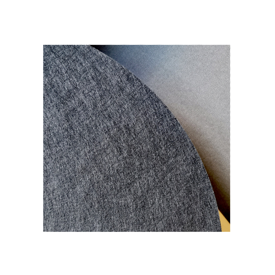 ROUND POLYESTER PINBOARD | 600mm | Black - Cafe Supply