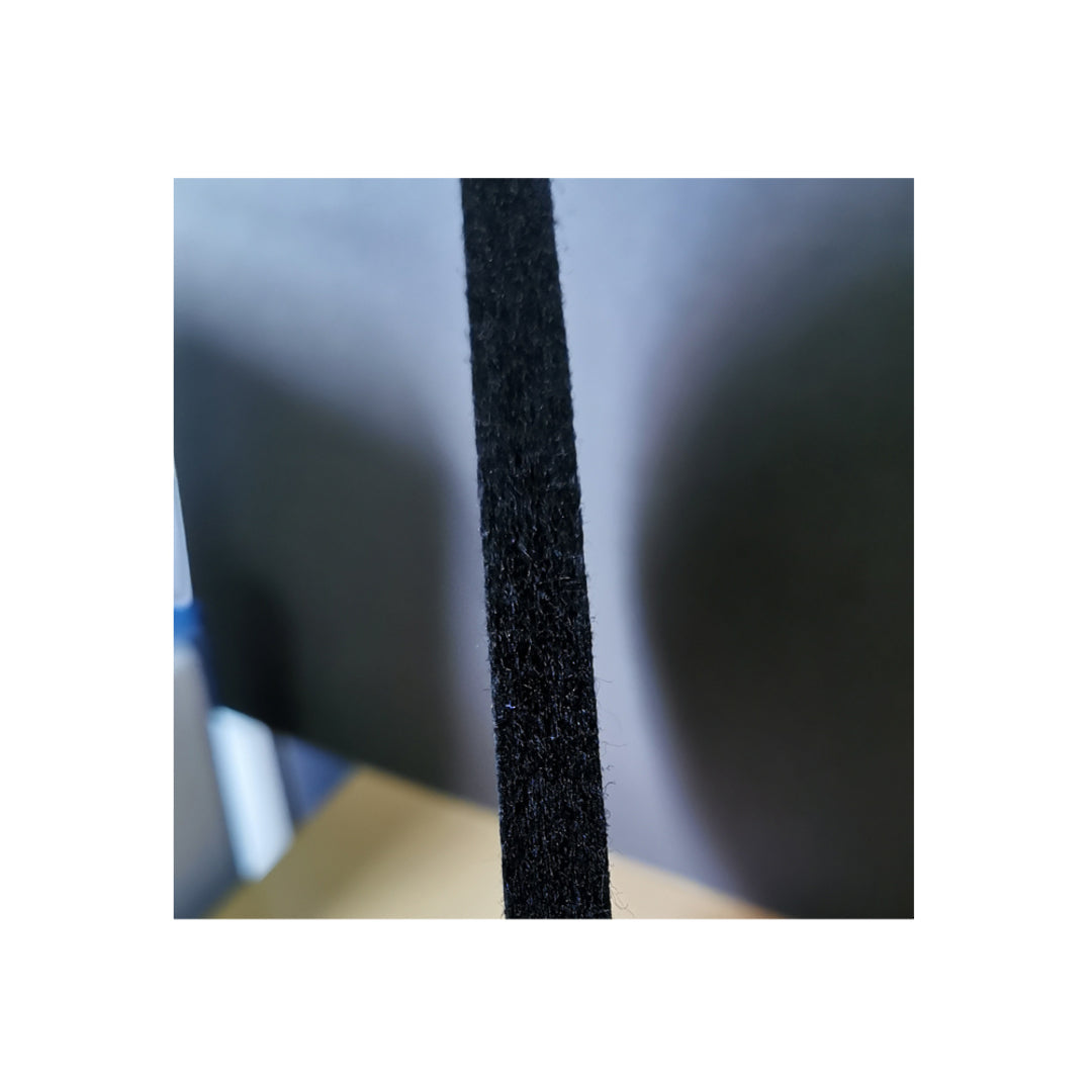 ROUND POLYESTER PINBOARD | 600mm | Black - Cafe Supply