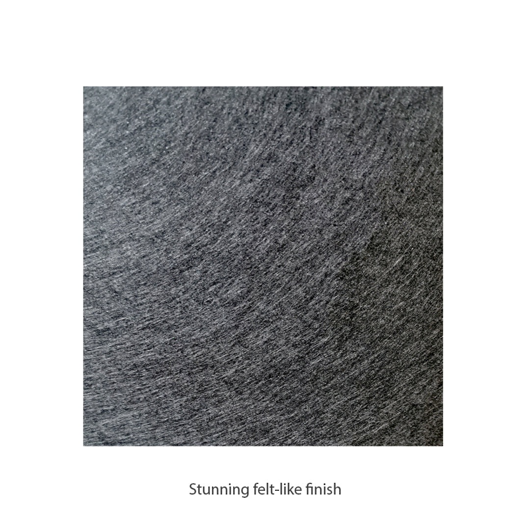 ROUND POLYESTER PINBOARD | 600mm | Black - Cafe Supply