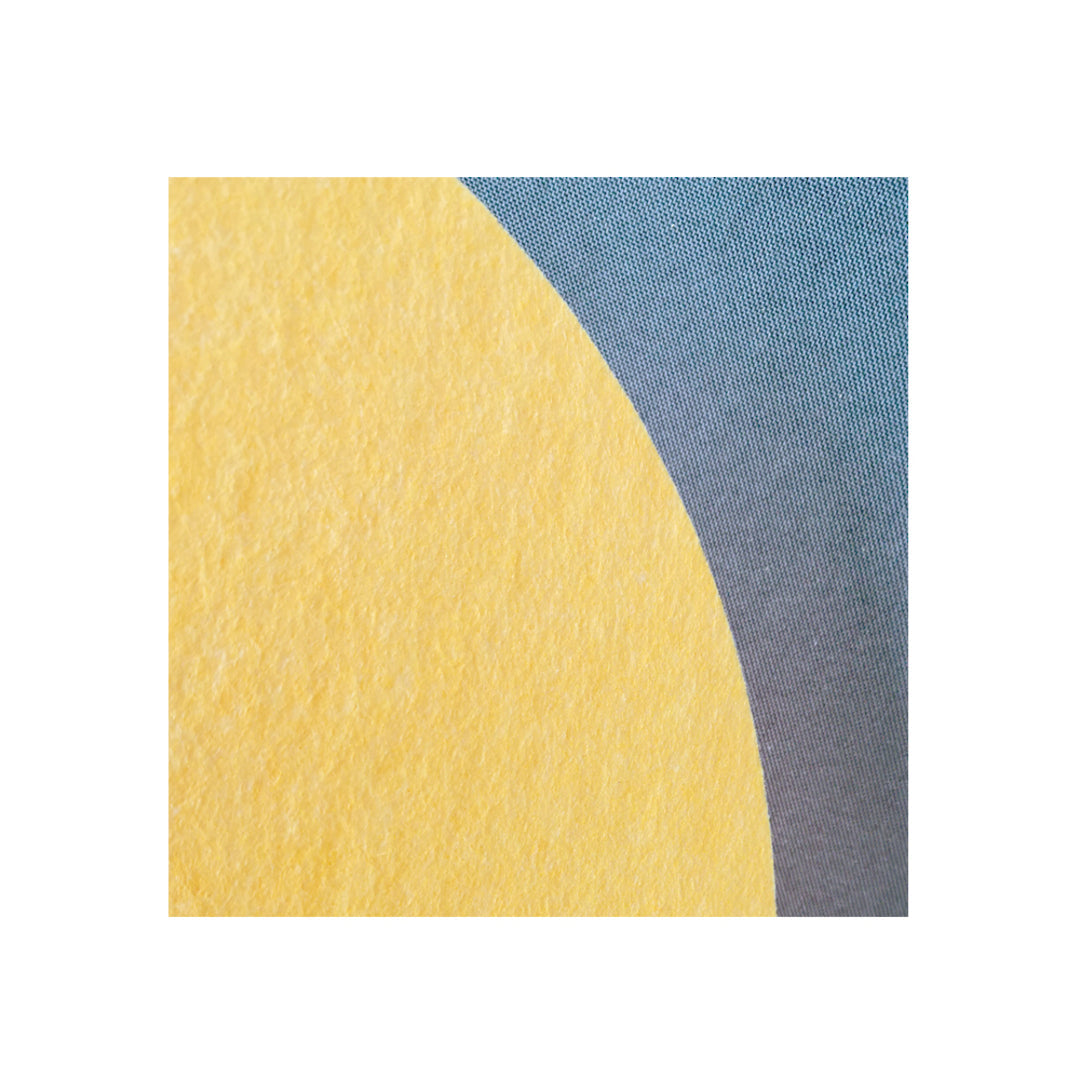 ROUND POLYESTER PINBOARD | 600mm | Canary - Cafe Supply