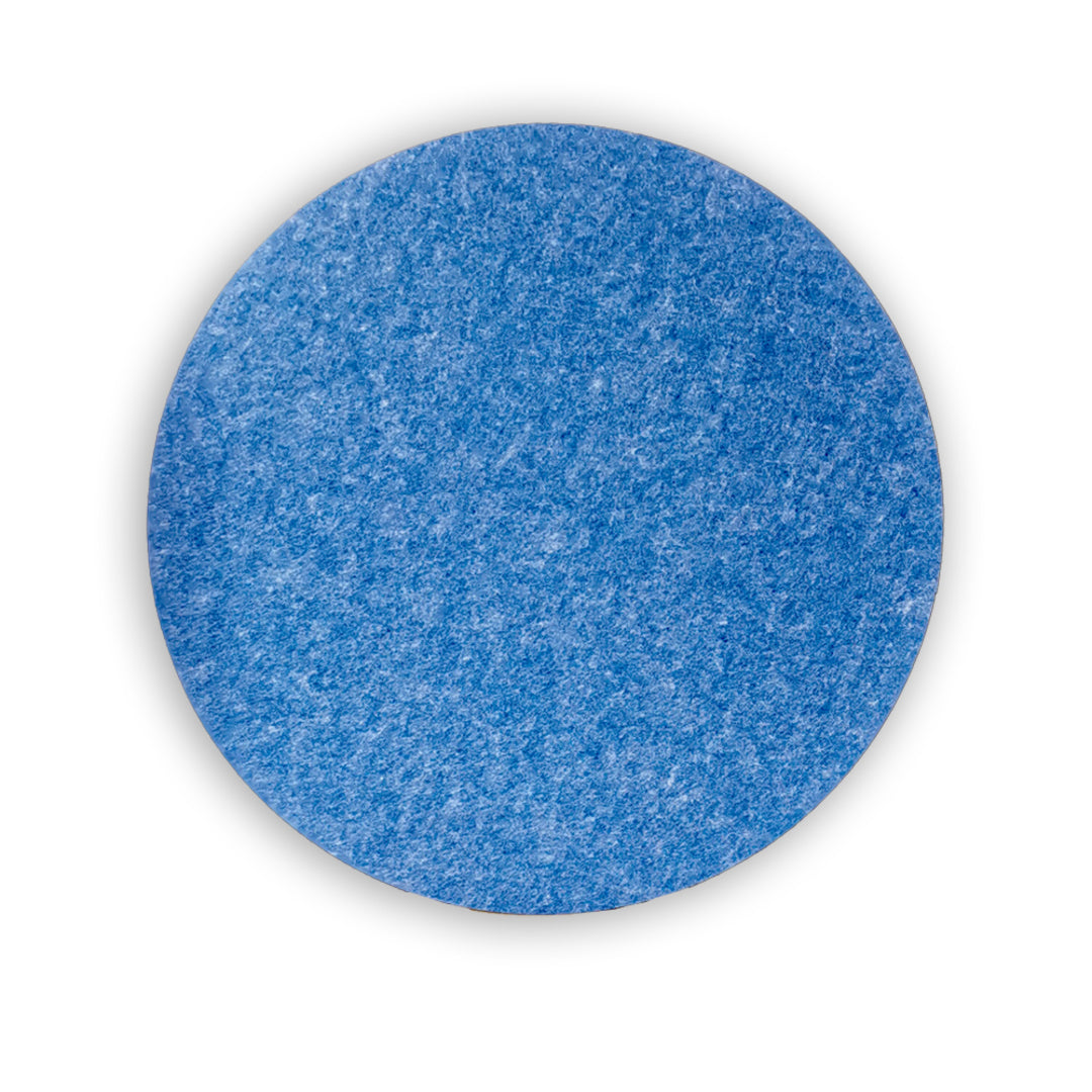 ROUND POLYESTER PINBOARD | 600mm | Cobalt - Cafe Supply
