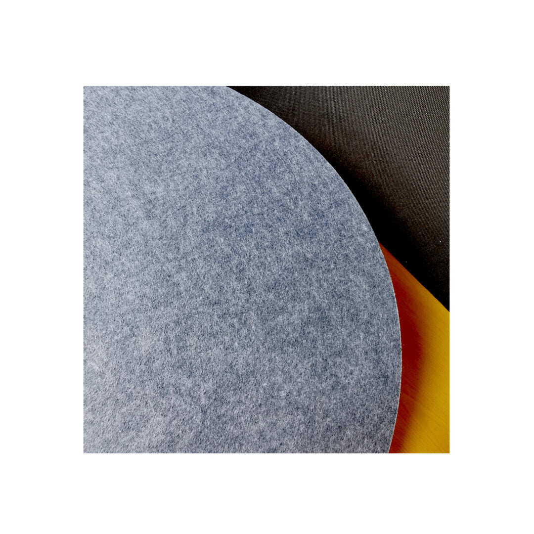 ROUND POLYESTER PINBOARD | 600mm | Dark Grey - Cafe Supply