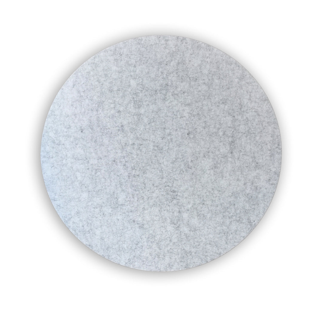ROUND POLYESTER PINBOARD | 600mm | Marble - Cafe Supply